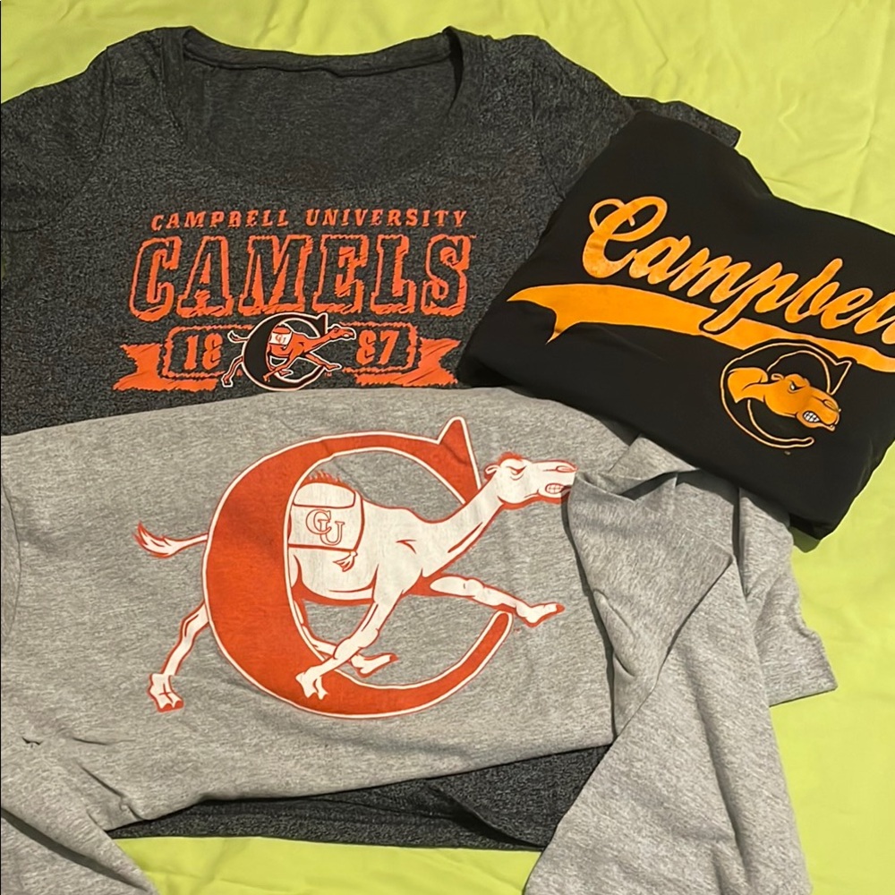 Campbell University Camels Kids Shirt - Gray